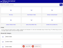 Tablet Screenshot of medicinexporter.com